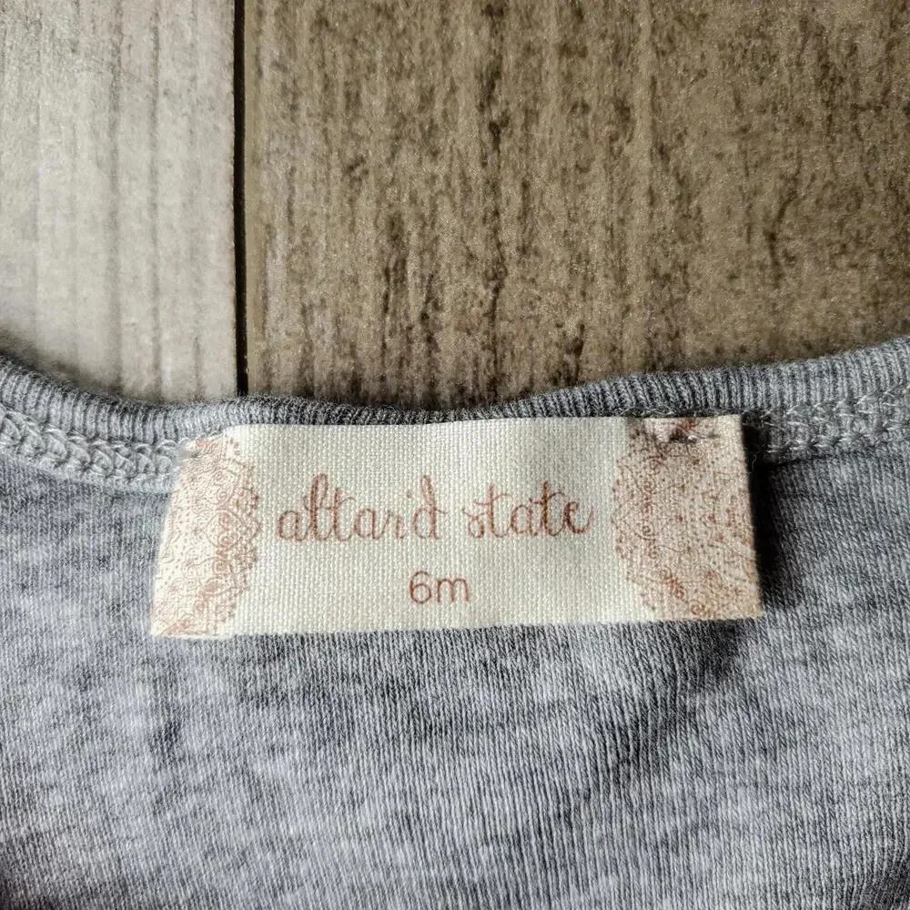 Baby Boy Casual Top Bundle - 3 Bodysuits - Gray White - Happy Camper & Grateful